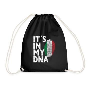 C'est l'italien dans mon ADN Génétique Italie - Sac de sport léger - noir - Devant