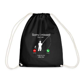 Désolé J’ai été maléfié Je quoi Sur My Other Line Fishing - Sac de sport léger - noir - Devant