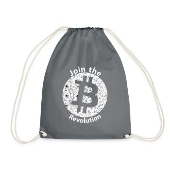 La révolution Bitcoin - Sac de sport léger - gris - Devant
