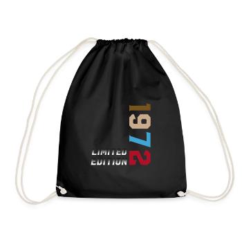 1972 Édition limitée | Anniversaire - Sac de sport léger - noir - Devant