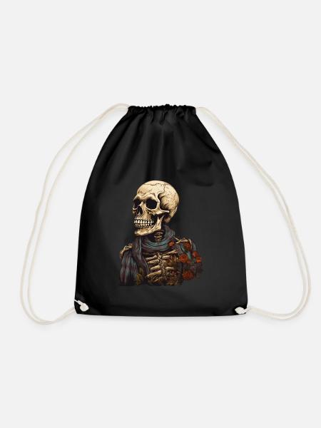 Skeleton Raider - Turnbeutel - Schwarz