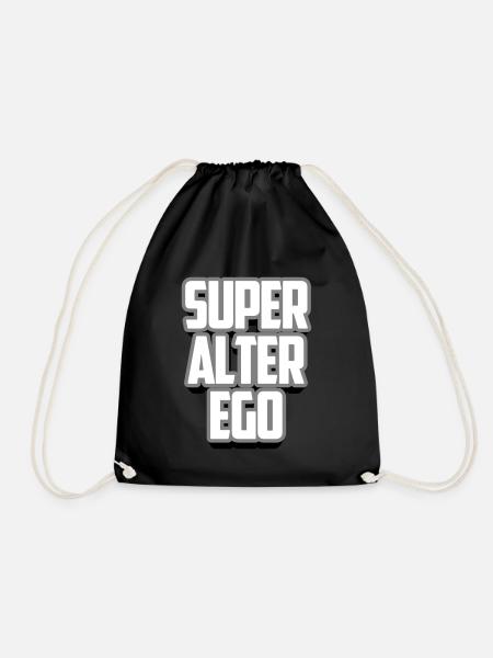Super Alter Ego | Farben änderbar - Turnbeutel - Schwarz
