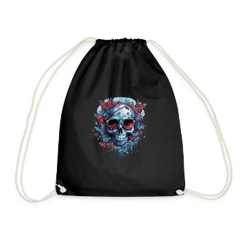 Drôle de zombie papillon - Sac de sport léger - noir - Devant