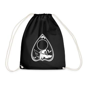 Ouija Planchette Witch - Drawstring Bag - black - Front