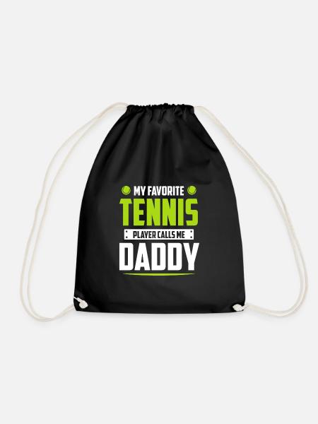 Tennis - Turnbeutel - Schwarz
