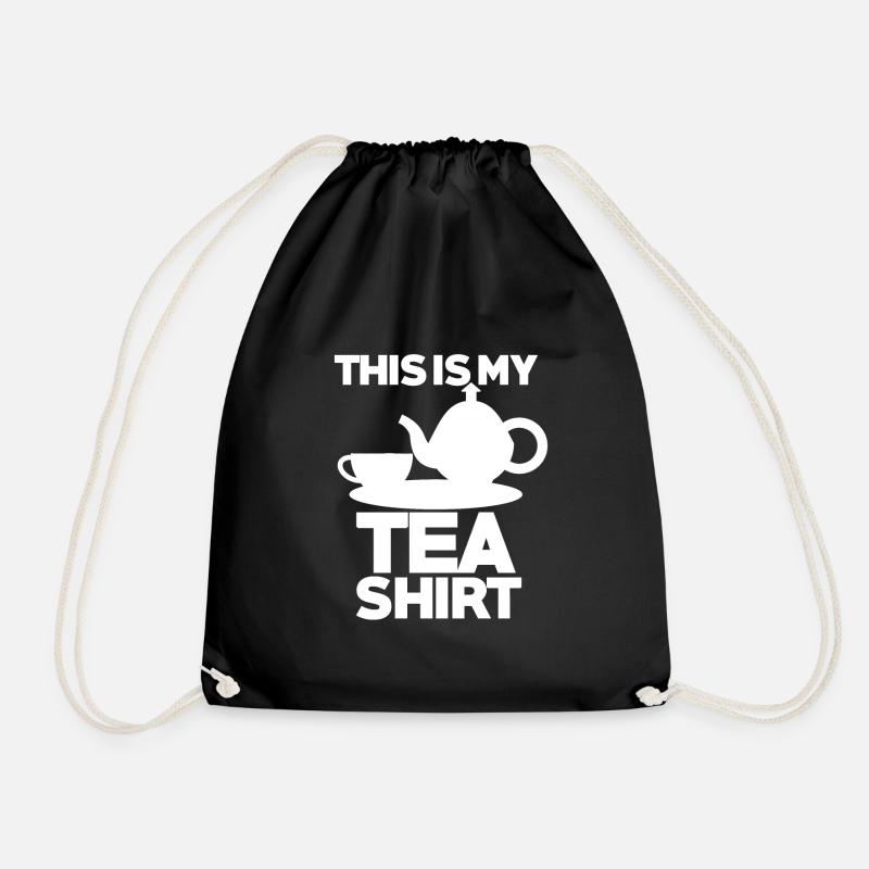 Das ist mein Tee Shirt Geschenk - Turnbeutel - Schwarz