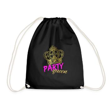 Fête Queen - Sac de sport léger - noir - Devant