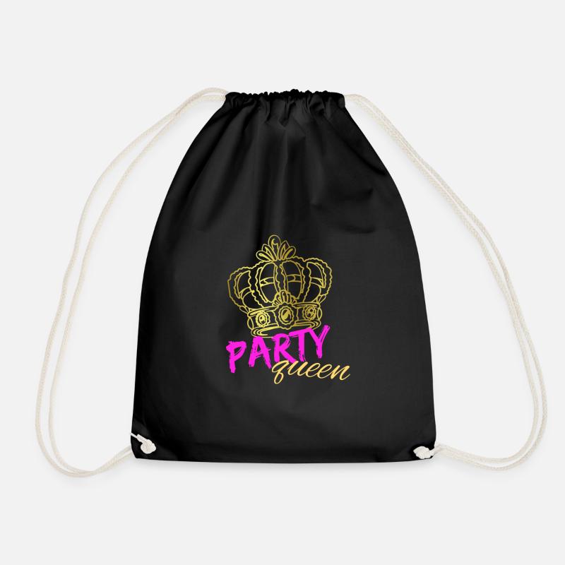 Party Queen - Turnbeutel - Schwarz