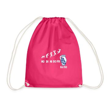 Cider Äppelwoi Bembel Hessen - Drawstring Bag - fuchsia - Front