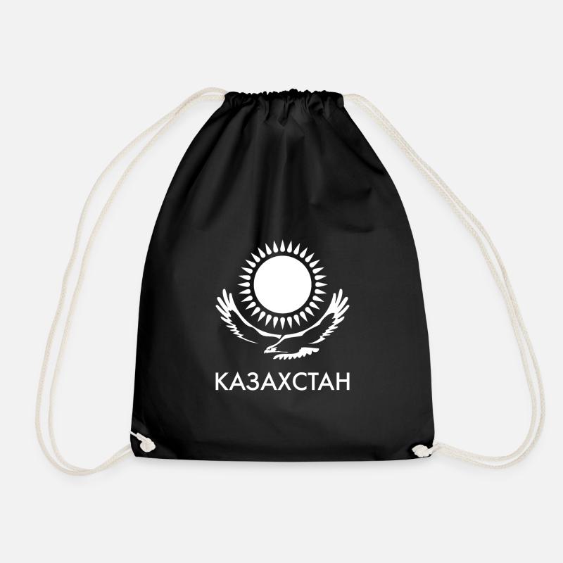 Kasachstan Geschenk Republik Kasachisch Kasachen - Turnbeutel - Schwarz