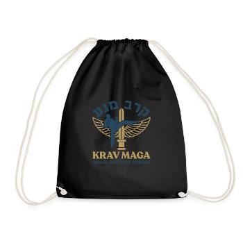 Krav Maga cadeau sort Jewish Hanukkah - Sac de sport léger - noir - Devant