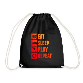 Footballer Goalkeeper Football Footballer Football Football - Drawstring Bag - black - Front