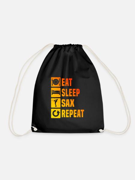 Saxophone Saxophoniste Femme Saxophone Homme - Sac de sport léger - noir