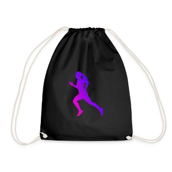 Running Cross Country Running Laufen Fitness - Sac de sport léger - noir - Devant