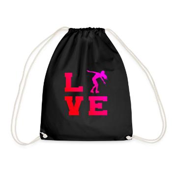 Roller Skating Men's Roller Skates Roller Skates - Drawstring Bag - black - Front