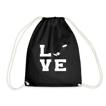 Kitesurf Femme Kitesurf Kitesurf - Sac de sport léger - noir - Devant