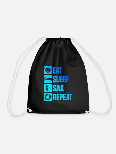 Saxophone Saxophoniste Hommes Saxophone Femmes - Sac de sport léger - noir