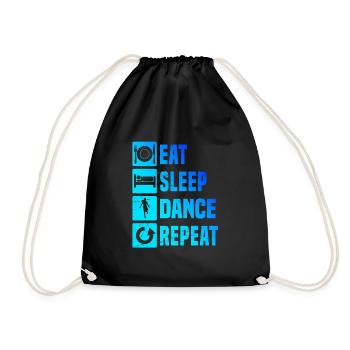 Shuffle Girl Shuffle Boy Shuffledancer - Turnbeutel - Schwarz - Vorne