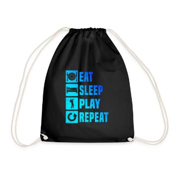 Trumpeter Jazz Trumpeter Trumpet Player - Drawstring Bag - black - Front