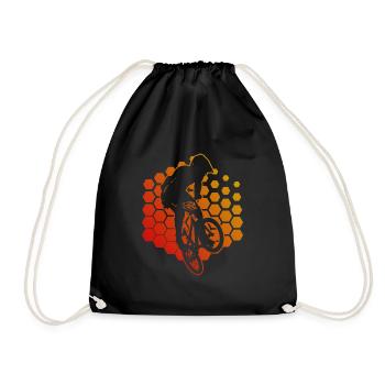BMX Garçons BMX Vélo Cyclisme Femmes Hommes - Sac de sport léger - noir - Devant