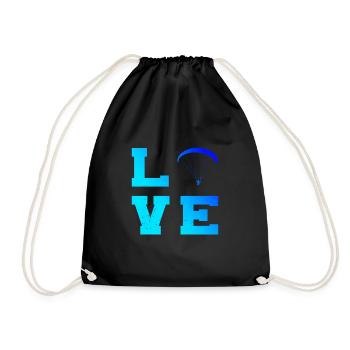Paragleiter Gleitschirmfliegen Parapente - Sac de sport léger - noir - Devant