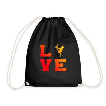Skateboarder Skateboarder Skater Skateboard Femmes - Sac de sport léger - noir - Devant