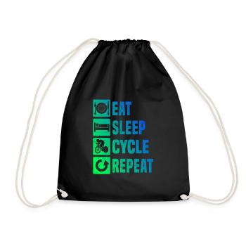 Vélo de route Cycliste de route Hommes Vélo de route Femmes - Sac de sport léger - noir - Devant