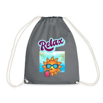 DETENTE RELAXATION - Sac de sport léger - gris - Devant