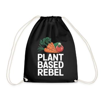 Végétarien Végétalien Végétarien Végétarien - Sac de sport léger - noir - Devant