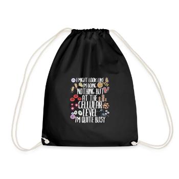 Funny Biology Biology Teacher Gift Idea - Turnbeutel - Schwarz - Vorne