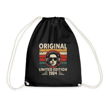 Original 1984 Retro Anniversary 1984 Vintage 1984 - Drawstring Bag - black - Front