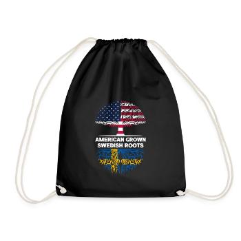 Racines suédoises cultivées aux États-Unis Suède - Sac de sport léger - noir - Devant