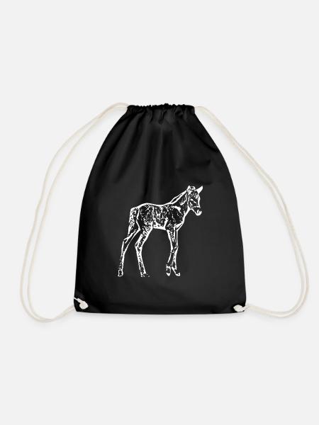 cheval - Sac de sport léger - noir