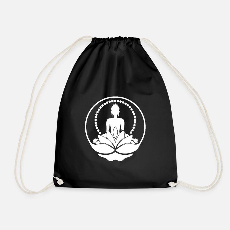 Buddha - Turnbeutel - Schwarz