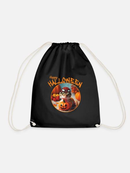 Halloween Spider Gecko - Turnbeutel - Schwarz