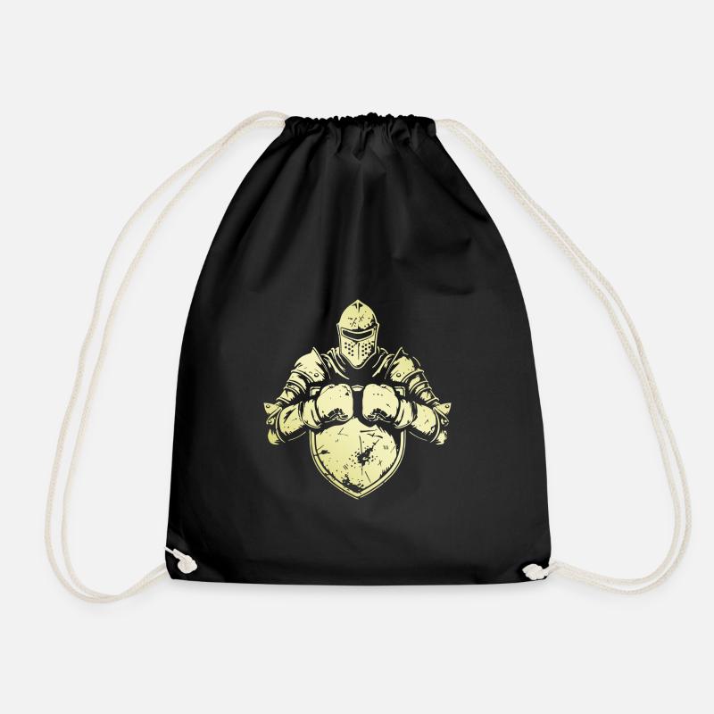 Ritter Boxer - Turnbeutel - Schwarz