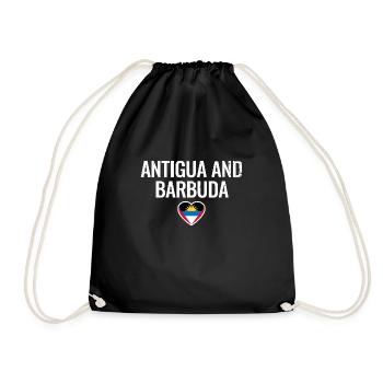 Antigua-et-Barbuda Drapeau Antigua - Sac de sport léger - noir - Devant
