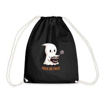 Trick or Treat - Drawstring Bag - black - Front
