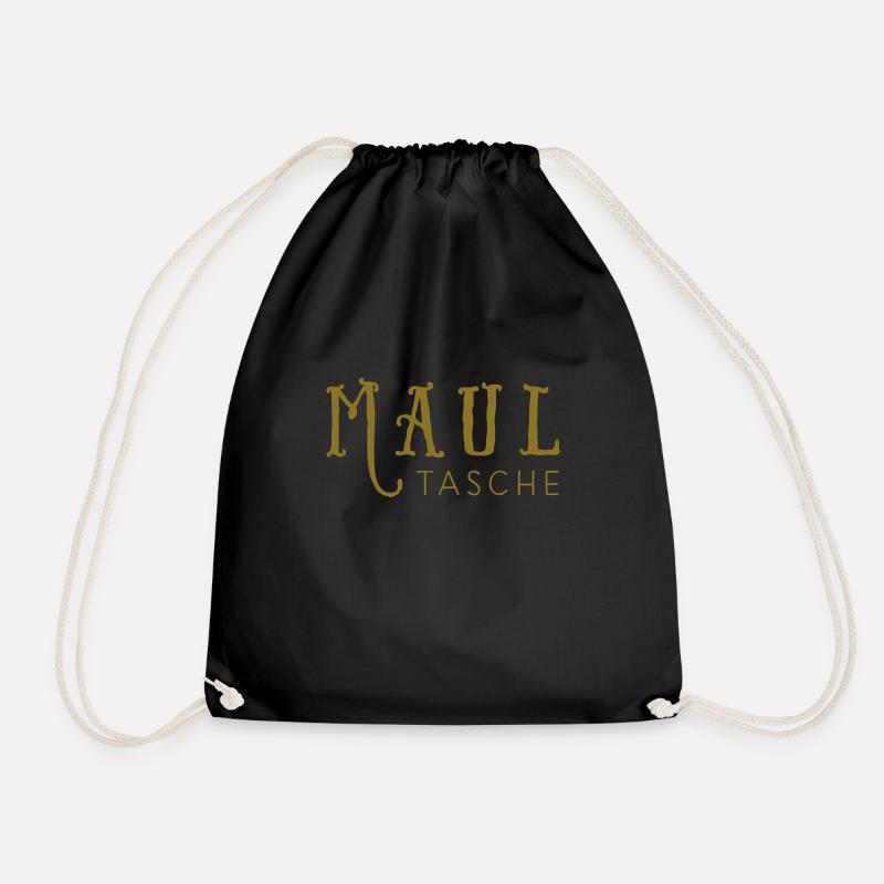 Maultasche - Turnbeutel - Schwarz