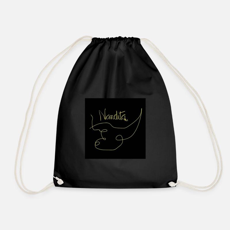 Nandita - Drawstring Bag - black