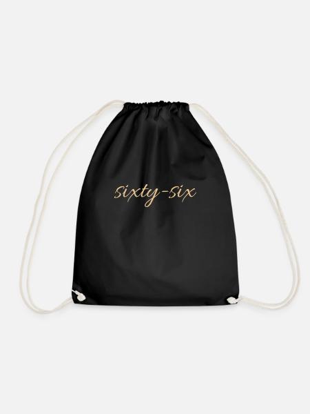 sixty six - Turnbeutel - Schwarz