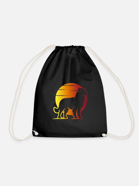 Australian Shepherd Sunrise - Turnbeutel - Schwarz