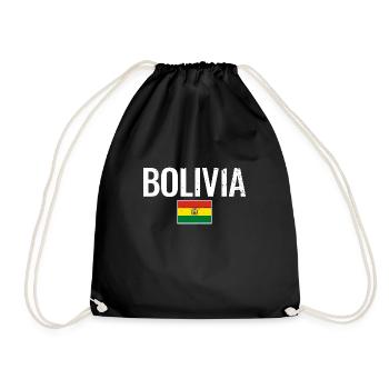 Bolivie Bolivie Drapeau bolivien Bolivien - Sac de sport léger - noir - Devant