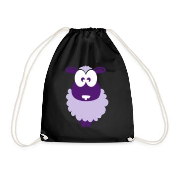 little sheep - Turnbeutel - Schwarz - Vorne