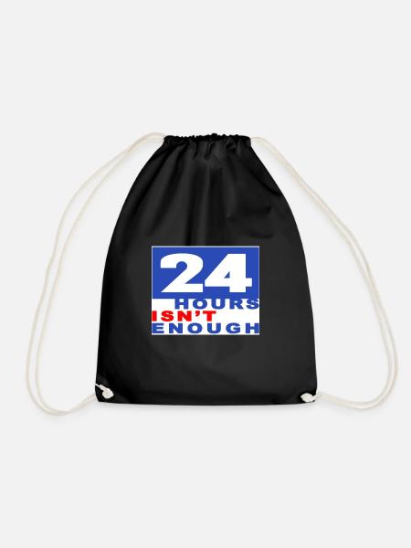 Comfort T-Shirt 24 hours - Turnbeutel - Schwarz