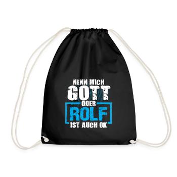 ROLF - ok - Turnbeutel - Schwarz - Vorne