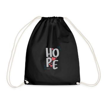 Hope - Turnbeutel - Schwarz - Vorne