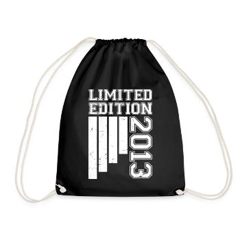 2013 Anniversary born in 2013 Limited Edition - Drawstring Bag - black - Front