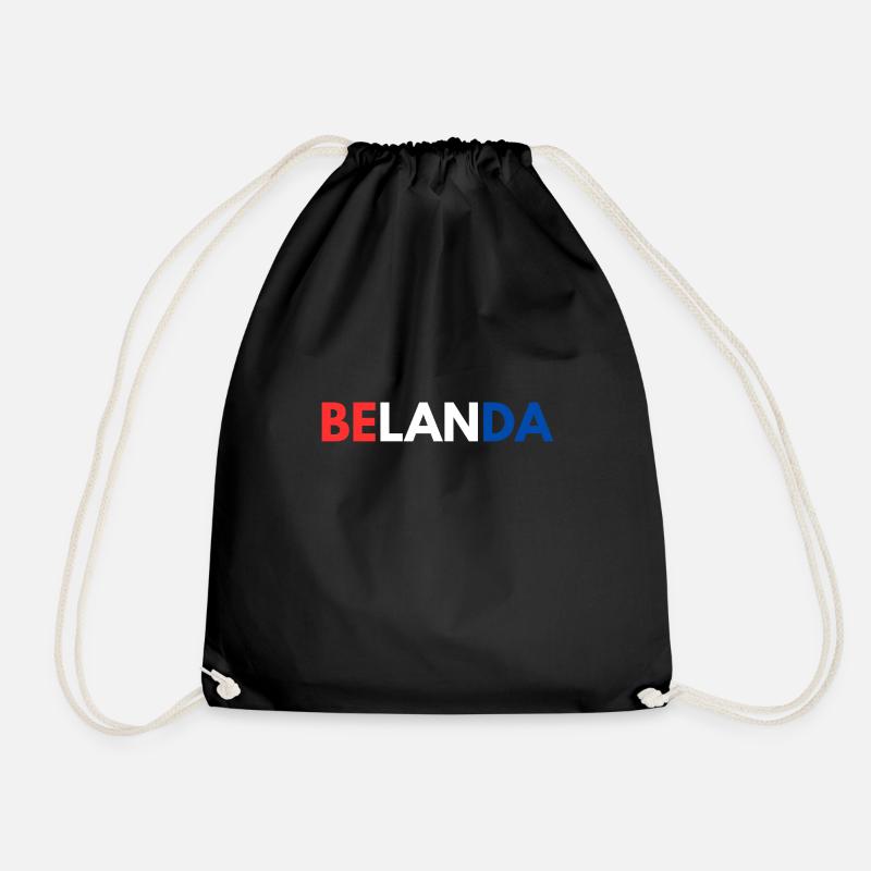 INDONET Belanda - Drawstring Bag - black
