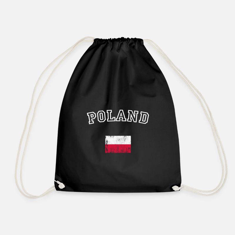 Conception du drapeau de l’arche de la Pologne - Sac de sport léger - noir